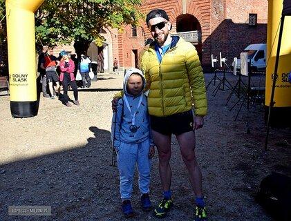 Dawid počas Silver Run Srebrna Góra (jesień) 2019