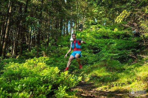 Michał počas Supermaraton Gór Stołowych 2020