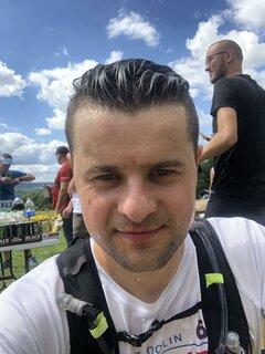 Paweł počas Ultramaraton Jaga-Kora 2020