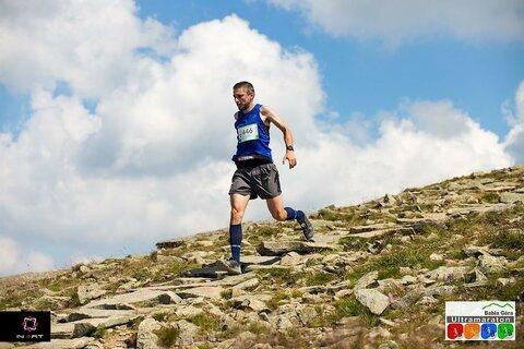 Łukasz počas Ultramaraton Babia Góra 2020