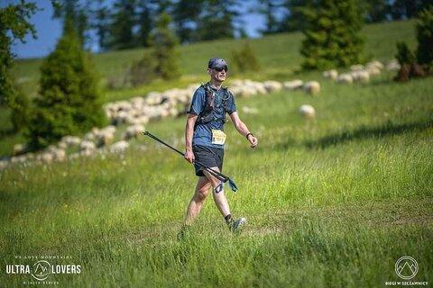 Marcin počas Pieniny Ultra-Trail 2021