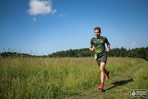 Michał počas Supermaraton Gór Stołowych 2021