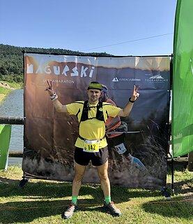 Paweł počas Ultramaraton Magurski 2021