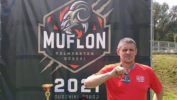 Tomasz počas Biegi Górskie Muflon 2021