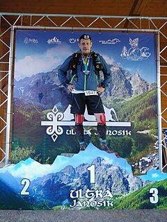 Tomasz počas Janosik Ultra Race 2021