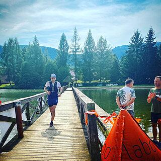 Rafał počas Garmin Ultra Race Radków 2021