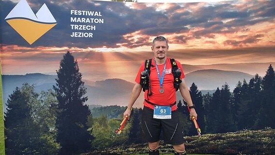 Tomasz počas Festiwal Górski Maraton Trzech Jezior 2021
