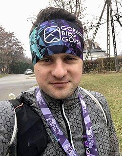 Paweł počas Gorlicki Bieg Górski 2021