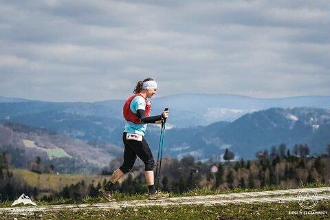 Agnieszka počas Pieniny Ultra-Trail 2022