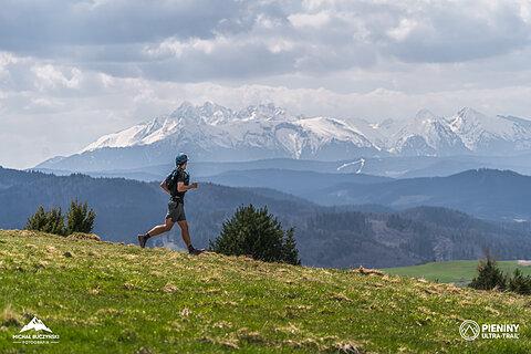 Przemysław počas Pieniny Ultra-Trail 2023