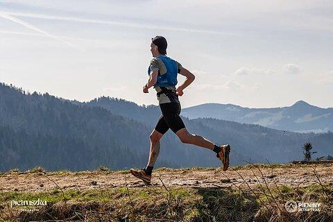 Miłosz počas Pieniny Ultra-Trail 2023