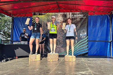 Elżbieta počas Pomerania Summer Trail 2023