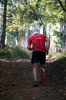 Piotr počas Ekstremalny Półmaraton Górski 2023