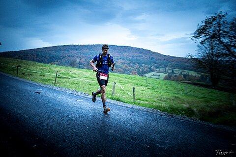 Michał počas Łemkowyna Ultra-Trail® 2023