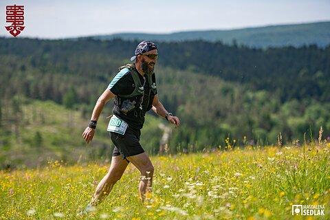 Grzegorz počas Ultramaraton Jaga-Kora 2024