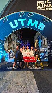 Krzysztof počas UTMB 2024