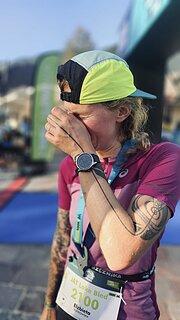 Elżbieta počas Julian Alps Trail Run 2024
