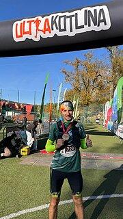 Michał počas UltraKotlina 2024