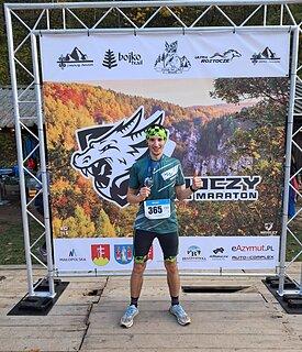 Michał počas Smok Ultra Race 2024