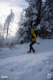 Miron počas Winter Trail Małopolska 2024