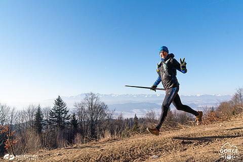 Paweł počas Gorce Ultra-Trail Winter 2025