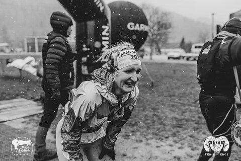 Ewelina počas Baran Trail Race Zima 2025