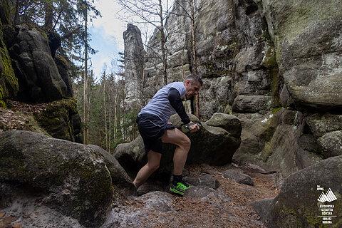 Tomasz počas Kudowska Sztafeta Górska 2025