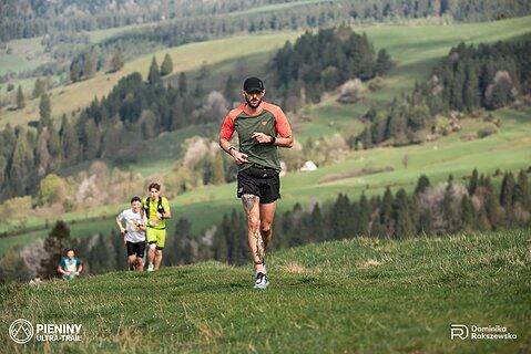 Damian počas Pieniny Ultra-Trail 2025