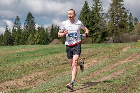Miłosz počas Pieniny Ultra-Trail 2025