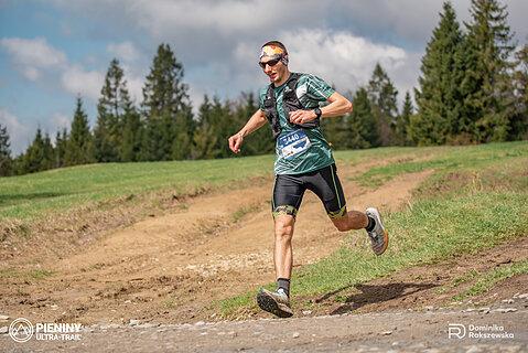 Michał počas Pieniny Ultra-Trail 2025