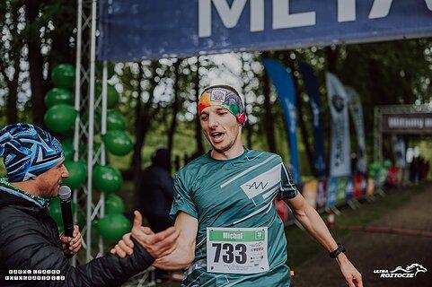 Michał počas Roztocze Ultra Race 2025