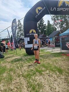Ewelina počas Ultramaraton Babia Góra 2025