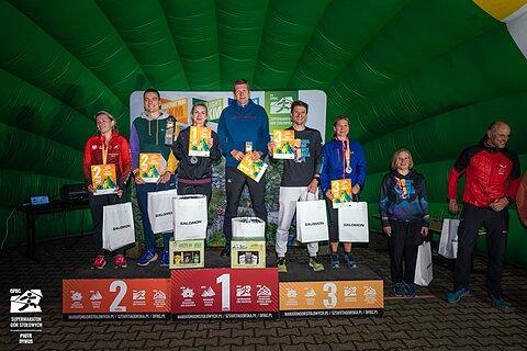 Ewelina počas Supermaraton Gór Stołowych 2025