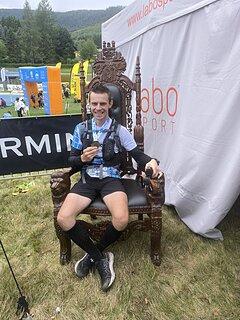 Rafał počas Garmin Ultra Race Radków 2025