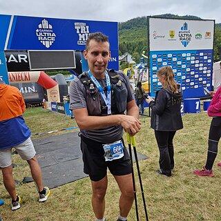 Eryk počas Garmin Ultra Race Radków 2025