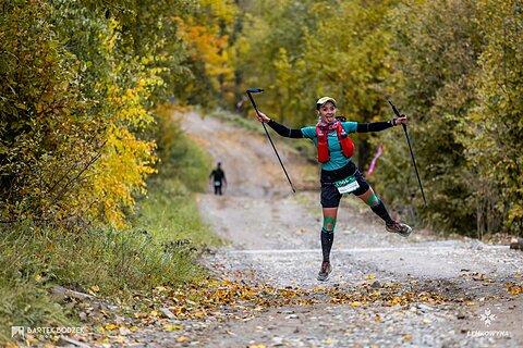 Sabina počas Łemkowyna Ultra-Trail® 2025