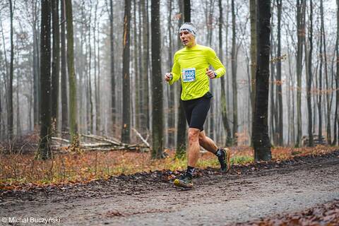 Damian počas Garmin Ultra Race Gdańsk 2025