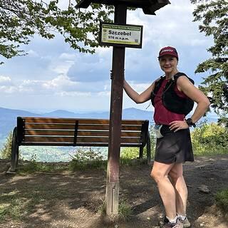 Katarzyna počas Ultra-Trail® Małopolska 2025