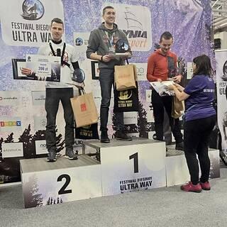 Radosław počas Zimowy Festiwal Biegowy Ultra Way 2026