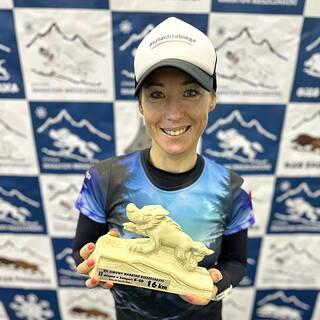 Małgorzata počas Zimowy Maraton Bieszczadzki 2026