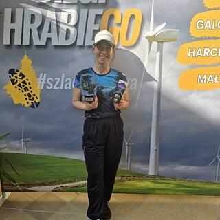 Małgorzata počas Biegi Hrabiego 2026