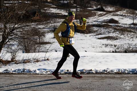 Piotr počas Gorce Ultra-Trail Winter 2026