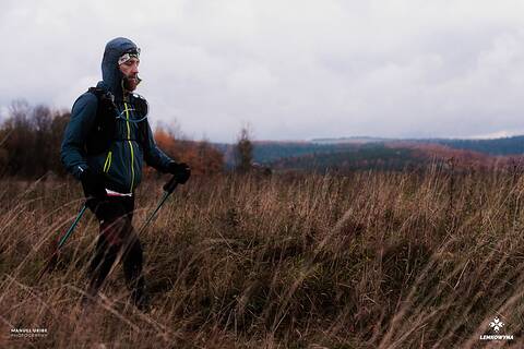 Rafał počas Łemkowyna Ultra-Trail® 2025