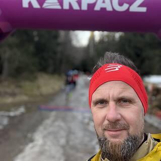 Miron počas Zimowy Ultramaraton Karkonoski 2026
