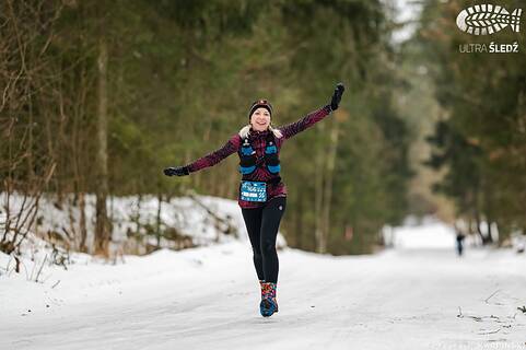Marta počas Ultra Śledź Puszczy Knyszyńskiej 2026
