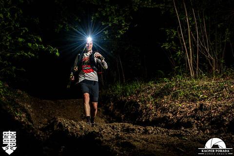 Michał počas Ultramaraton Jaga-Kora 2026
