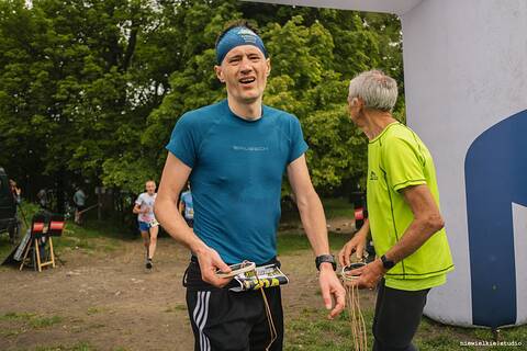 Marcin počas Bieg na Ślężę 2026