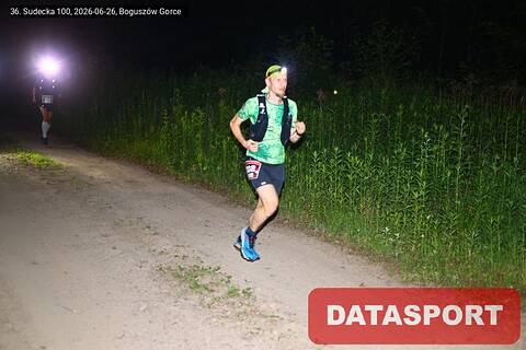 Michał počas Sudecka 100 2026