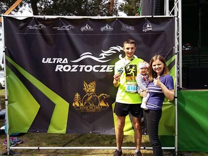 Michał počas Roztocze Ultra Race 2019