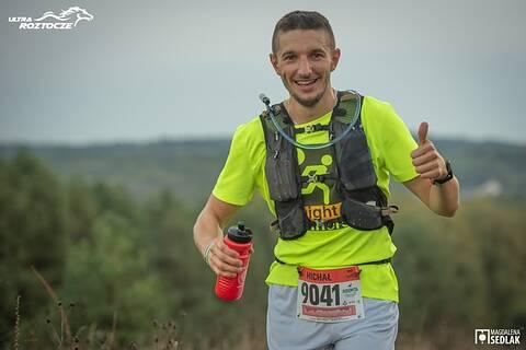 Michał počas Roztocze Ultra Race 2020
